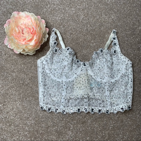 Marciano’ Jewelled Bustier Bra - Picture 2 of 8